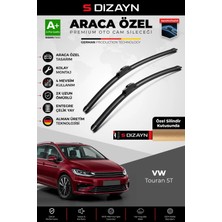 Drs Tuning S-Dizayn Vw Touran 5t Ön Cam Silecek Seti 2015 Üzeri Premium Araca Özel 70-40 cm A+ Kalite