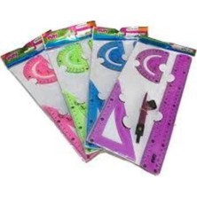 Yıldızlar Elastik Çizim Takımı 30CM Pergelli