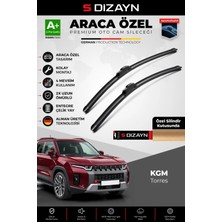 Drs Tuning S-Dizayn Kgm Torres Ön Cam Silecek Seti 2023 Üzeri Premium Araca Özel 60-45 cm A+ Kalite