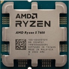 Amd Ryzen 5 7600 AM5PIN 65W Fansız (Tray)