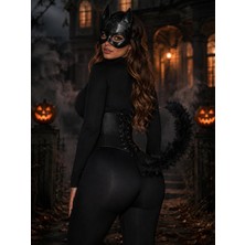 Sopinksovamp Halloween Kedi Kız Kostümü