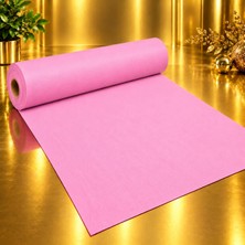 Kuzey Oyuncak Vıp 15 Metre Pembe Tela Kumaş Pembe Elyaf Kumaş Avm Noel Yılbaşı Süsleme Kumaşı 70 cm Genişliğinde