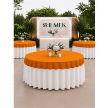 İlmek Kiremit Premium Masa Örtüsü Kapağı - Restoran, Otel, Düğün Salonu ve Organizasyonlar için