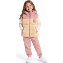 Haribo Lisanslı Unisex Çocuk Kapüşonlu Sherpa Yelek