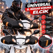 World Star Universal Motosiklet Scooter Uyumlu Su Geçirmez Rüzgar Koruyucu El Koruma Elcik Motor El Koruma Kılıfı