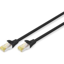 Digitus Zırhlı Patch Kablo CAT6A Siyah (3m)