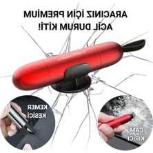 Mythriva Acil Durumlar Için Araç Cam Kırıcı ve Emniyet Kemer Kesici
