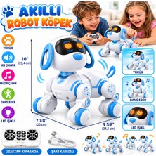Oyuncak Mixify Uzaktan Kumandalı Şarjlı Çok Fonksiyonlu Eğitici ve Öğretici Interaktif Akıllı Robot Köpek