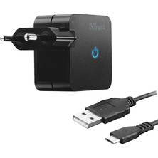 Trust Micro USB Duvar Şarj Cihazı Siyah (19421)