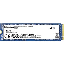 Kingston SNV3S 4tb M.2 Nvme SSD (6000-5000MBS)