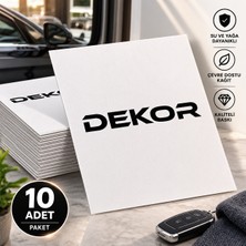 Auto Craft Turkey Latex Kağıt Paspas Dekor Beyaz
