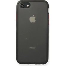 Dolozena Apple iPhone 7 Uyumlu Kılıf Montreal Silikon Kapak - Siyah