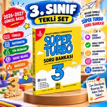 2026-2027 Güncel Baskı Model Yayınları 3. Sınıf Süper Turbo Soru Bankası – Tekli Kitap, Tüm Dersler, Beceri Temelli Sorular