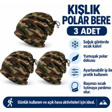 Moda Nokta 3 Adet Bere Boyunluk Polar
