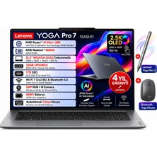 Lenovo Yoga Pro 7 15ASH11 Amd Ryzen Aı Max+ 388 32GB Ram 1tb SSD 15,3" OLED Freedos Dokunmatik Taşınabilir Bilgisayar