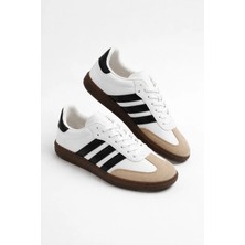 Hakke Retro Stil Sneaker Kaymaz Taban Süet Burun Spor Ayakkabı