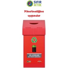 Temel Pil Atık Kutusu Geri Dönüşüm Kutusu Ergonomik Tasarım ile Yıkanabilir ve Tekrar Kullanılabilir