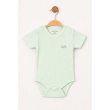 Aziz Bebe Erkek Kız Bebek Çıtçıtlı % 100 Pamuk Body & Zıbın