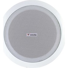 Westa 20 cm Trafolu 8 Inc Beyaz 30 Watt Alçıpan Hoparlör WS-2035T