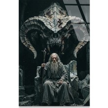 Steelartdec Gandalf Cam Tablo – Fantastik Film Temalı Duvar Dekoru