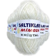 Bin1çeşit 5 Adet Mimoza Kristal Işıltılı Şal Patik Yelek Ipi 64