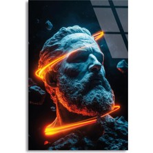 Steelartdec Pop Art Heykel Cam Tablo – Modern Sanat Duvar Dekoru