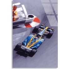 Steelartdec Klasik Renault F1 Aracı F1 Cam Tablo – Formula 1 Duvar Dekoru