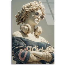 Steelartdec Pop Art Büst Cam Tablo – Modern Sanat Duvar Dekoru