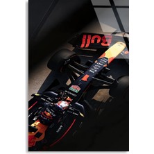 Steelartdec Red Bull Yarış Aracı Önden F1 Cam Tablo – Formula 1 Duvar Dekoru
