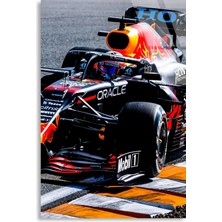 Steelartdec Red Bull Yarış Aracı F1 Cam Tablo – Formula 1 Duvar Dekoru