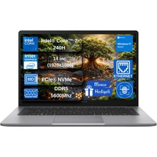 Asus Expertbook P1 P1403CVA Intel® Core™ 7 240H 48GB Ddr5 1tb SSD 14"fhd (1920 x 1080) 300NITS WIN11HOME Taşınabilir Bilgisayar C716512G0DH09
