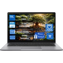 Asus Expertbook P1 P1403CVA Intel® Core™ 7 240H 48GB Ddr5 1tb SSD 14"fhd (1920 x 1080) 300NITS Freedos Taşınabilir Bilgisayar C716512G0DF09