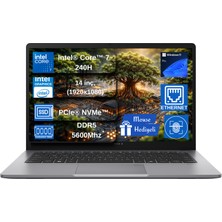 Asus Expertbook P1 P1403CVA Intel® Core™ 7 240H 16GB Ddr5 512GB SSD 14"fhd (1920 x 1080) 300NITS WIN11PRO Taşınabilir Bilgisayar C716512G0DP01