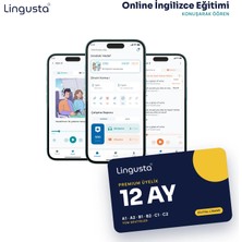 Lingusta Metodu Başlangıç ve İleri Seviye İngilizce Eğitim Paketi (A1-C2) 1 Yıllık Abonelik