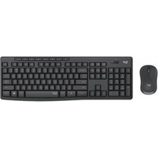 Mouse Logıtech MK295 Kablosuz Set Sessiz USB Siyah 920-009804