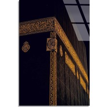 Steelartdec Kabe Altın Hat Cam Tablo