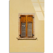 Steelartdec Ahşap Pencere Duvar Cam Tablo