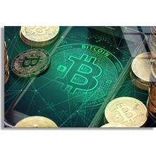 Steelartdec Bitcoin ve Para Cam Tablo