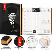Pars Sert Kapak 17X24 Atatürk Ajanda 2027 Çizgili