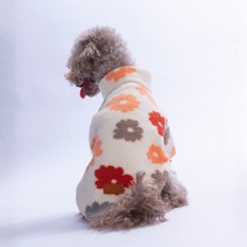 Pawstar Autumn Bloom Ceket Soft Çiçek Desenli Batik Kedi Köpek Ceketi Kedi Köpek Kıyafeti Kedi Köpek Elbisesi