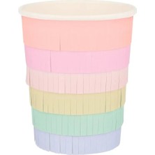Meri Meri - Rainbow Sun Cups - Gökkuşağı Güneşli Bardaklar - 8'li