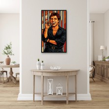 Steelartdec Gülümseyen Gangster Portresi Metal Tablo