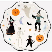 Meri Meri - Happy Halloween Tabaklar - L - 8 Adet