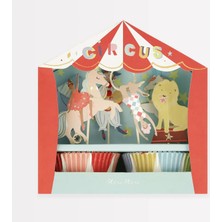 Meri Meri - Circus Cupcake Kit - Sirk Cupcake Kit (X24)