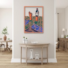 Steelartdec Dalgalardan Uzanan Eller Metal Tablo