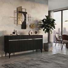 A-Tek 120ATK5AG Mimoza Konsol ve Tv Ünitesi Antrasit Gümüş