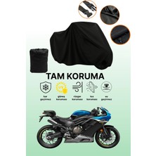 Dokaca Siyah Cfmoto 500SR  Motosiklet Brandası Koruyucu Örtü  Motor Branda