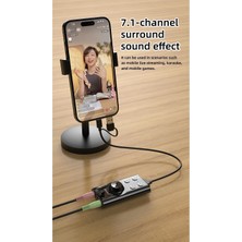 Str Store CR67 Usb/type-C Harici Ses Kartı – 7.1 Gaming Audio Mixer, Reverb Efektli Yayıncı ve Mikrofon Mikseri