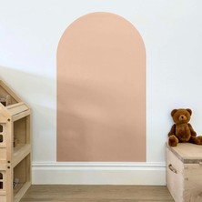 Hdg Özel Şekilli Yapışkanlı Manyetik Duvar Panosu Mıknatıs Tutan Pano 60 x 90 cm Somon Açık Şeftali