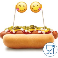 Home BAYRAK KÜRDAN 10 Cm, 10 Adet - En Lezzetli Yemeklere Özel Emoji Yuvarlak Model Bayrak Kürdan Ürünleri